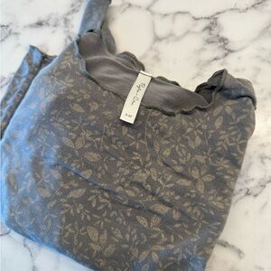 Gray Floral Rylee + Cru Toddler Set 2-3 Year